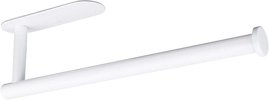 Paper Towel Holders,Paper Towels Rolls - for Kitchen,Paper Towels Bulk- Self-Adhesive Under Cabinet,Both Available in Adhesive and Screws,Stainless Steel Paper Towel Holder(White)