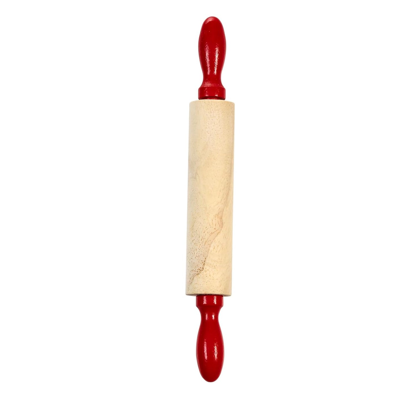 Colorations Natural Wood Rolling Pins, Set of 6, for Kids, Arts & Crafts, 7 Inches x 1 Inch (d), Class Pack, Party Pack, Dough, Clay, Sculpting, 6RP
