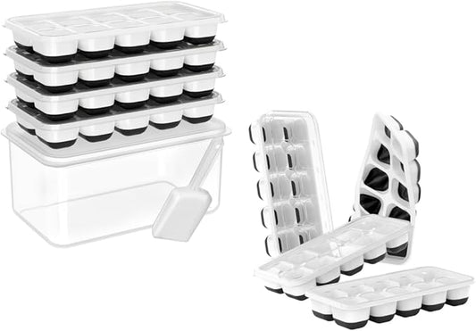 DOQAUS Ice Cube Trays 8 Pack