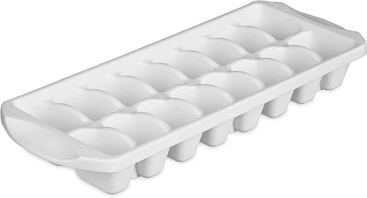Sterilite 72408012, Stacking Ice Cube Tray, White - 1 Pack (FBA_72408012)