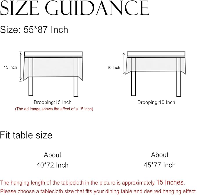ISAENNE Designer Linen Tablecloth Rectangular,Western Colorful Floral Indoor Table Cloth,Wrinkle Resistant Decor Tablecloths for Dining Thanksgiving Kitchen Christmas,55"*87"-Serenity B