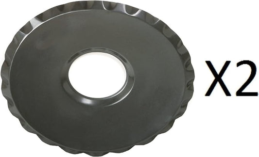 Norpro Non Stick Oven Splatter Guard Pie Pan Bake Over 12"/30.5cm 3953 (2-Pack)