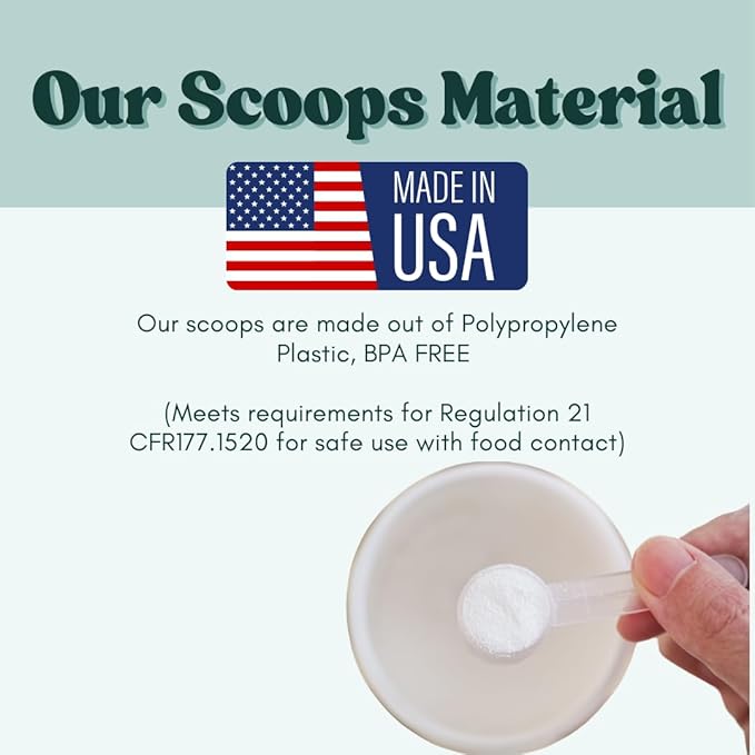 67 mL (67 CC | 2.27 Oz.) Long Handle Scoop for Measuring Coffee, Pet Food, Grains, Protein, Spices and Other Dry Goods (Pack of 25)