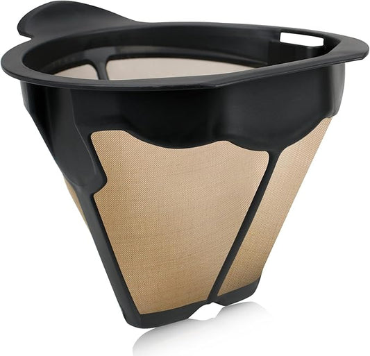 Coffee Filter Replacement for Ninja Coffee Maker - Cone Reusable Permanent Coffee Filter Compatible with Ninja Coffee Machine CM300 CM305 CM360 CM371 CM401, Replacement Parts for Ninja Coffee Maker