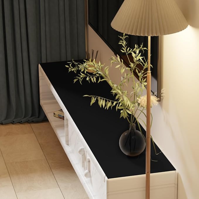 Dresser Cover Top - 16x36 Inch Waterproof Anti Overflow Can Cover Up Defects Protect The Surface of Furniture from Scratches Can Be Used for Dresser Bedside Table(Black+Gray 16x36)