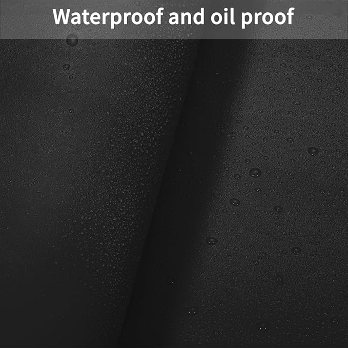 Dresser Protector Top - 16x78 Inch Waterproof Easy to Clean Can Conceal Flaws Protector The Table Top from Scratches Used for Coffee Table Dresser(Black+Black 16x78)