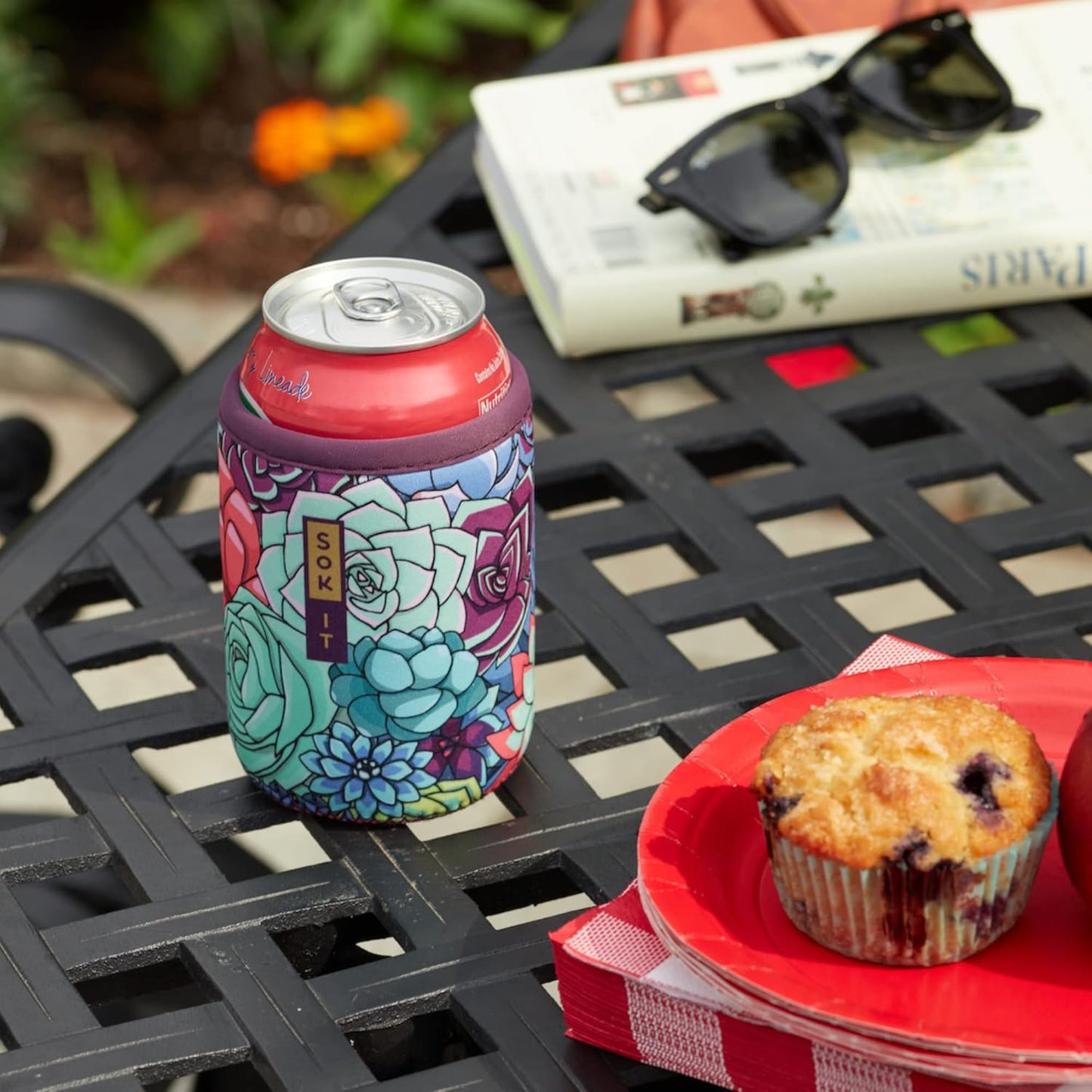 Sok It CanSok Sleeve for Beer & Soda Insulated Neoprene Cover (Under the Sea, 12oz Can Sleeve)