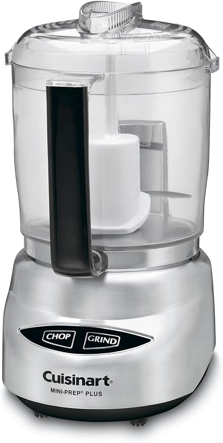 Cuisinart Mini Prep Plus Food Processor, 4 Cup, Brushed Stainless (Shiny)