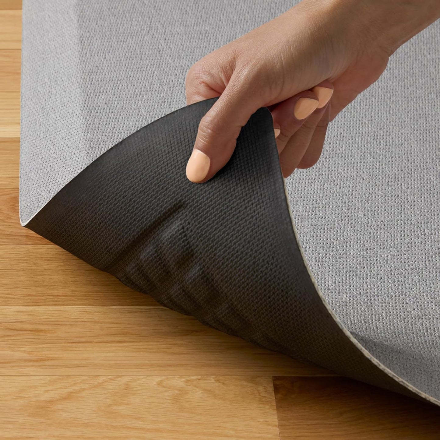 KitchenAid Gourmet Series Kitchen Comfort Gel Mat, Solid Basketweave, Matte Grey, 20"x39"